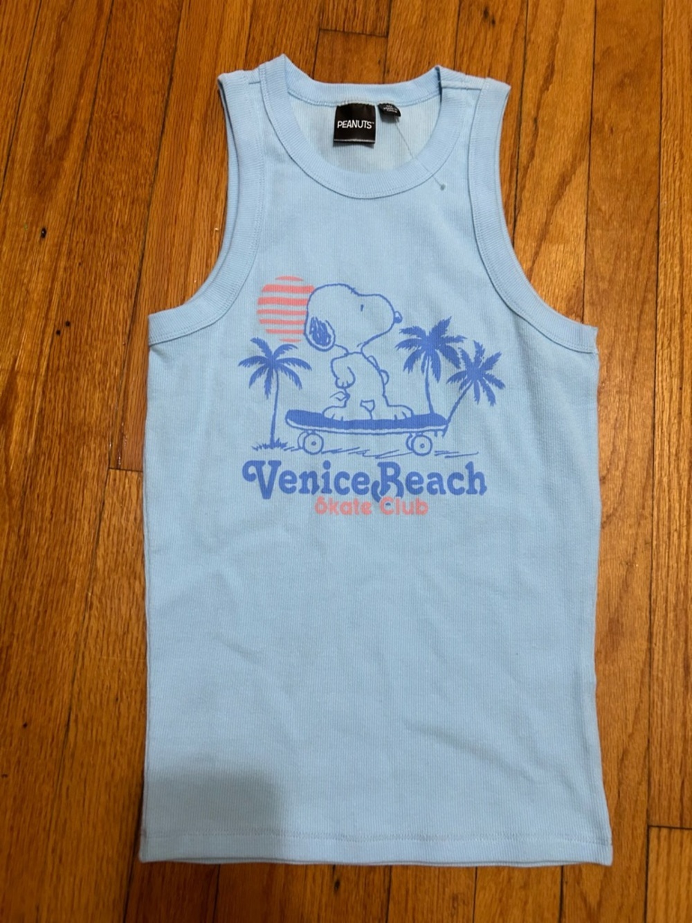 Peanuts Venice Beach Skate Club Tank Size Small
